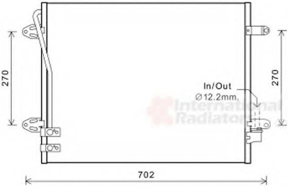 VAN WEZEL 58005322 Конденсатор, кондиціонер