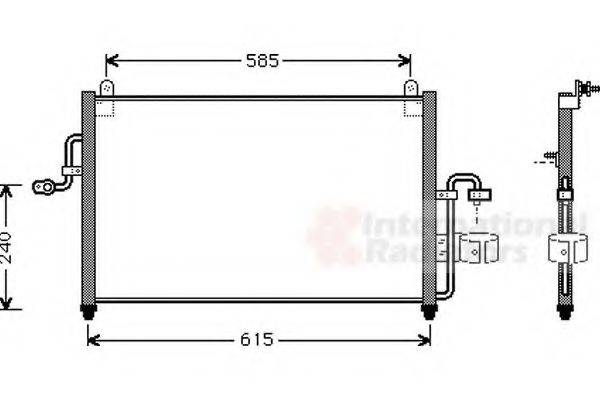 VAN WEZEL 81005011 Конденсатор, кондиціонер