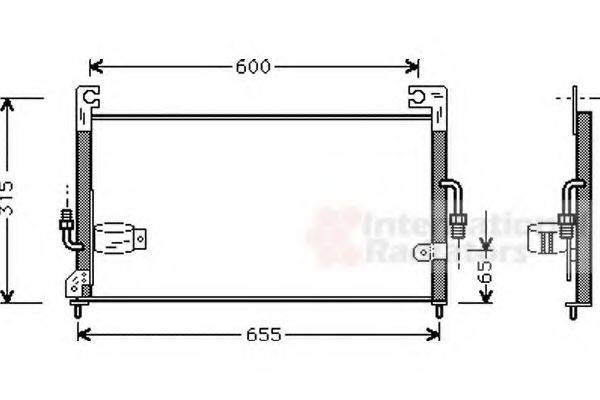 VAN WEZEL 32005115 Конденсатор, кондиціонер