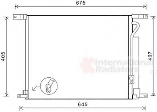 VAN WEZEL 81005139 Конденсатор, кондиціонер