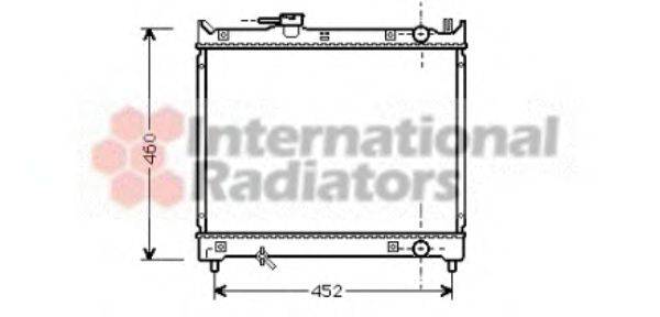 VAN WEZEL 52002044 Радіатор, охолодження двигуна