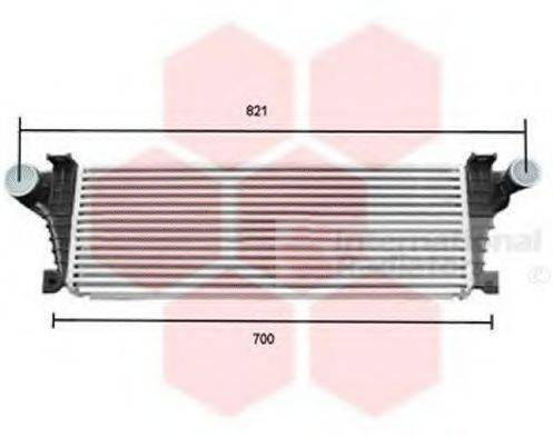 VAN WEZEL 28004021 Інтеркулер