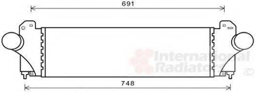 VAN WEZEL 28004129 Інтеркулер