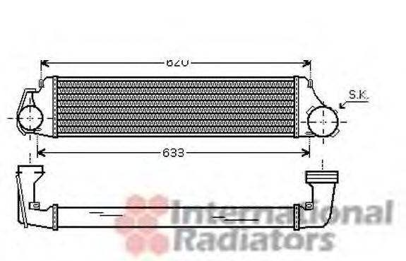 VAN WEZEL 03004224 Інтеркулер