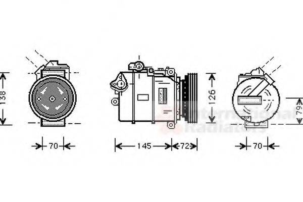 VAN WEZEL 0600K226 Компресор, кондиціонер