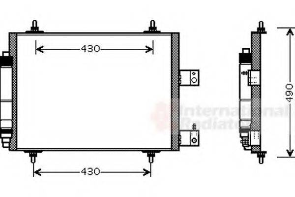 VAN WEZEL 09005213 Конденсатор, кондиціонер