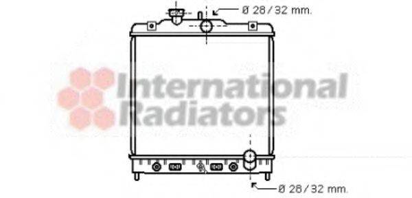 VAN WEZEL 25002123 Радіатор, охолодження двигуна