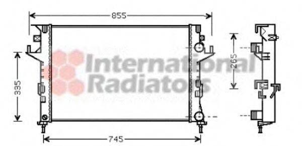 VAN WEZEL 43002291 Радіатор, охолодження двигуна