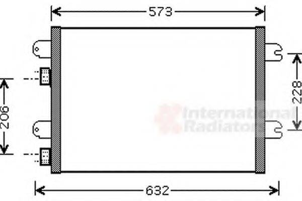 VAN WEZEL 43005317 Конденсатор, кондиціонер