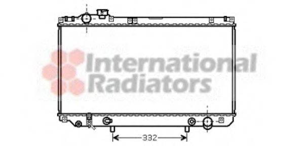 VAN WEZEL 53002312 Радіатор, охолодження двигуна