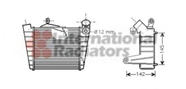 VAN WEZEL 58004213 Інтеркулер