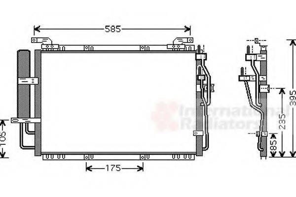 VAN WEZEL 82005091 Конденсатор, кондиціонер