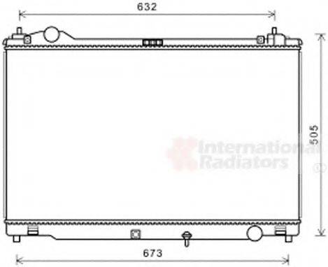 VAN WEZEL 53002694 Радіатор, охолодження двигуна