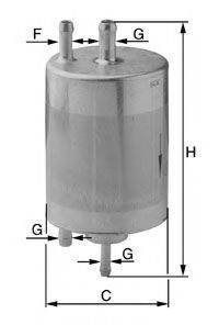 UNIFLUX FILTERS XB351 Паливний фільтр