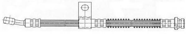 WOKING G190442 Гальмівний шланг