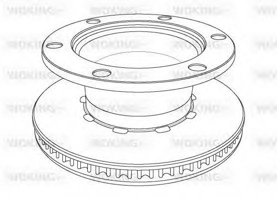 WOKING NSA112520 гальмівний диск