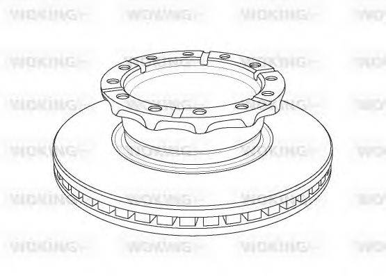WOKING NSA115820 гальмівний диск