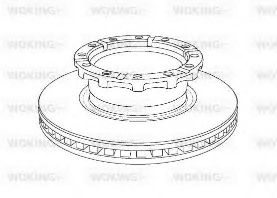 WOKING NSA115920 гальмівний диск