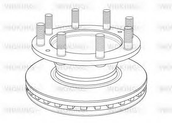 WOKING NSA116220 гальмівний диск