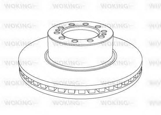 WOKING NSA117820 гальмівний диск