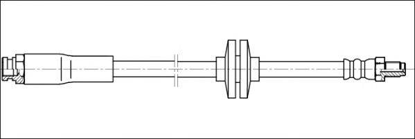 WOKING G190141 Гальмівний шланг