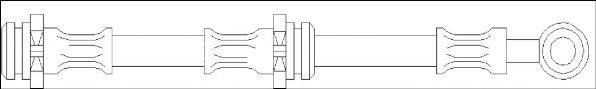 WOKING G190413 Гальмівний шланг