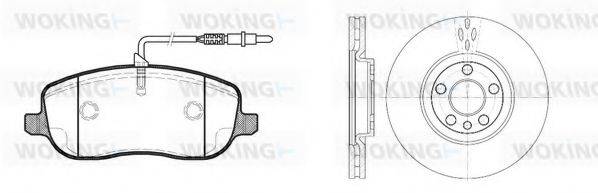 WOKING 8979300 Комплект гальм, дисковий гальмівний механізм