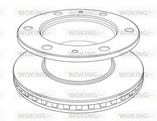 WOKING NSA122020 гальмівний диск