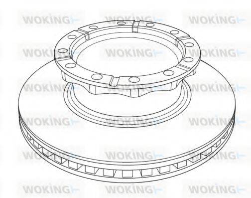 WOKING NSA122220 гальмівний диск