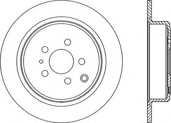 OPEN PARTS BDR114910 гальмівний диск