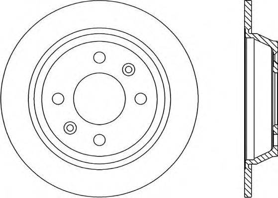 OPEN PARTS BDR147410 гальмівний диск