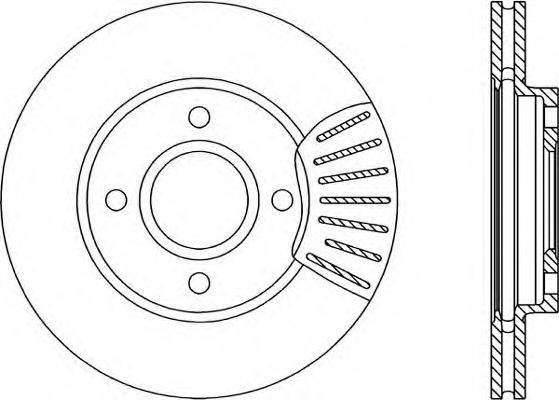 OPEN PARTS BDR173920 гальмівний диск