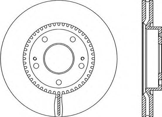 OPEN PARTS BDR206920 гальмівний диск