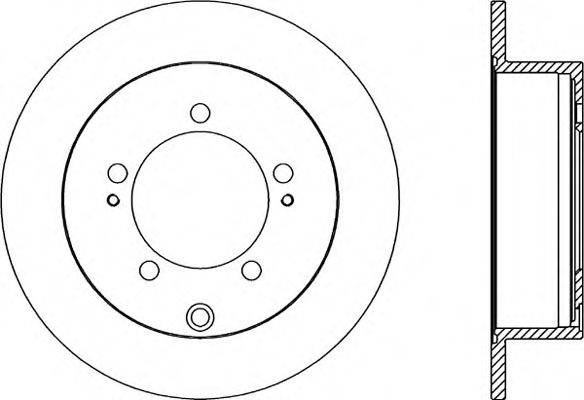 OPEN PARTS BDR218910 гальмівний диск