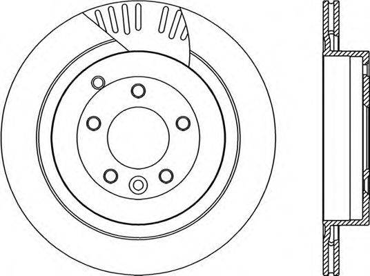 OPEN PARTS BDR225720 гальмівний диск