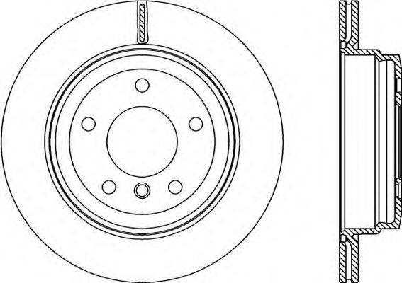 OPEN PARTS BDR227820 гальмівний диск