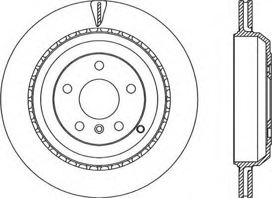 OPEN PARTS BDR229720 гальмівний диск