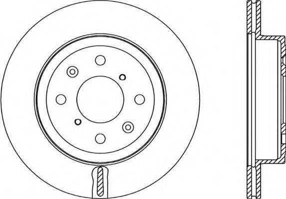 OPEN PARTS BDR235320 гальмівний диск