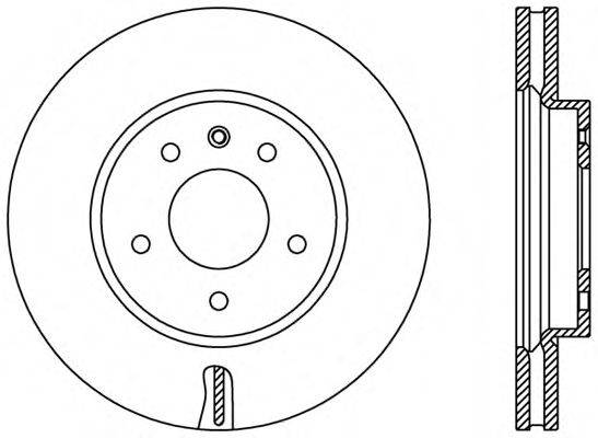 OPEN PARTS BDR241720 гальмівний диск