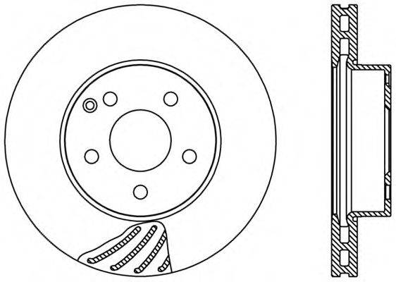 OPEN PARTS BDR241820 гальмівний диск