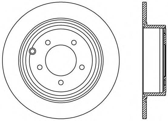 OPEN PARTS BDR246610 гальмівний диск