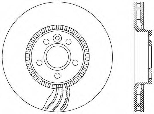 OPEN PARTS BDR246920 гальмівний диск