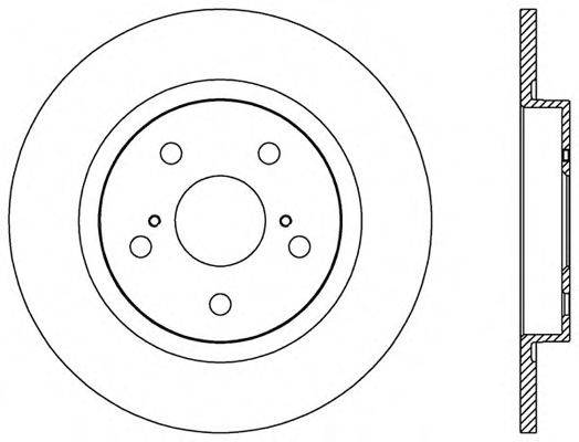 OPEN PARTS BDR252310 гальмівний диск