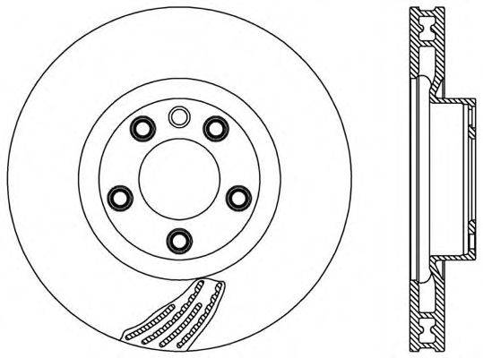 OPEN PARTS BDR257320 гальмівний диск