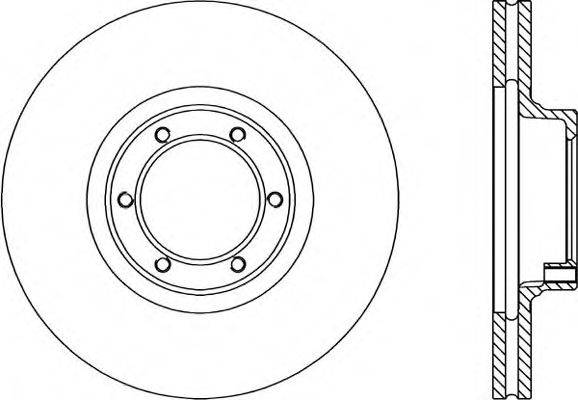 OPEN PARTS BDA144020 гальмівний диск