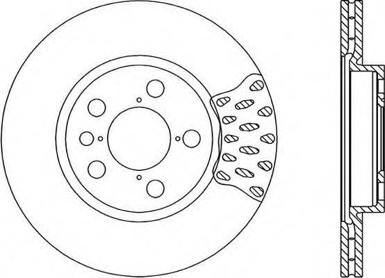 OPEN PARTS BDA167420 гальмівний диск