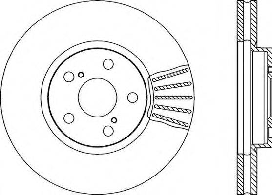 OPEN PARTS BDA182920 гальмівний диск