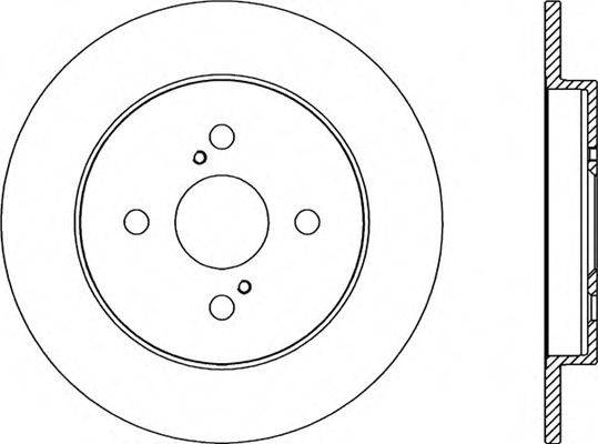 OPEN PARTS BDA229310 гальмівний диск