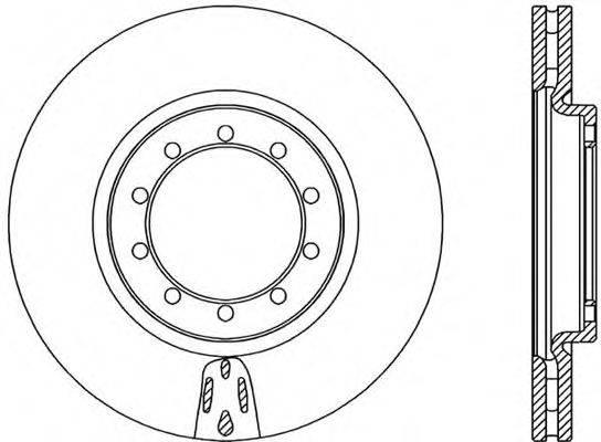 OPEN PARTS BDA231920 гальмівний диск