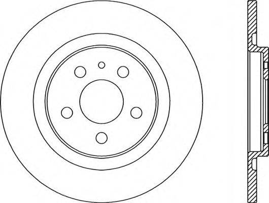 OPEN PARTS BDA232710 гальмівний диск